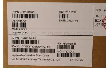 Lenovo 5CB1J01385 COVER Upper Case ASM_SPAL82SFNF_CG_NB_PC