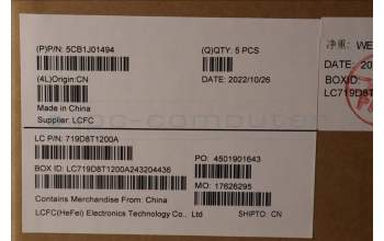 Lenovo 5CB1J01494 COVER Upper Case ASM_FRAL82SFNF_SG_NB_PC