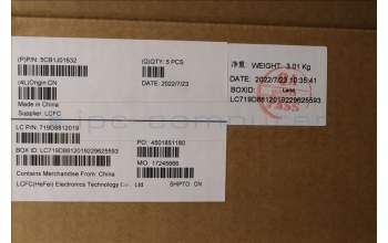 Lenovo 5CB1J01632 COVER Upper Case ASM_LA SPA L82QC FP_CG