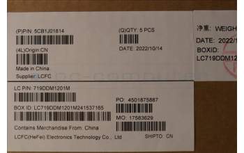 Lenovo 5CB1J01814 COVER Upper Case ASM_THAI L82QG FPAG