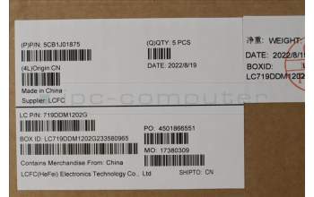 Lenovo 5CB1J01875 COVER Upper Case ASM_SPA L82QG NFPAG