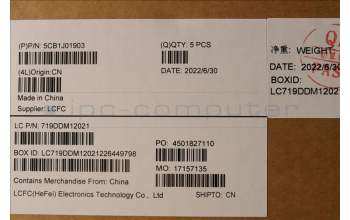 Lenovo 5CB1J01903 COVER Upper Case ASM_NORDIC L82QG NFPSG