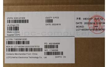 Lenovo 5CB1J01909 COVER Upper Case ASM_TC L82QG NFPSG