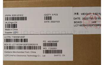 Lenovo 5CB1J01912 COVER Upper Case ASM_UKE L82QG NFPSG