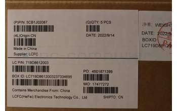 Lenovo 5CB1J02087 COVER Upper Case ASM_BEL L82QE FPSB
