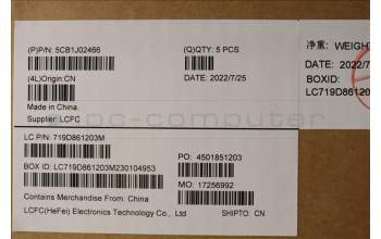 Lenovo 5CB1J02466 COVER Upper Case ASM_HUN L82QE NFPSG