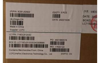 Lenovo 5CB1J02922 COVER Upper Case ASM_ENG L82U1 I/G_FP_U