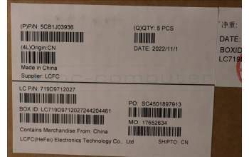 Lenovo 5CB1J03936 COVER Upper Case ASM_JPN L82UF FPSG