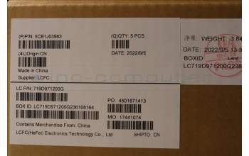 Lenovo 5CB1J03983 COVER Upper Case ASM_THAI L82UF NFPAG