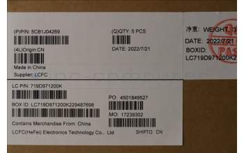 Lenovo 5CB1J04269 COVER Upper Case ASM_FRA L82UF NFPSG