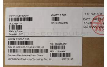 Lenovo 5CB1J04397 COVER Upper Case ASM_POR L82TF WHSG