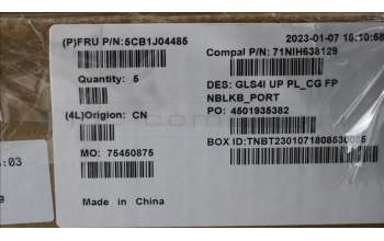 Lenovo 5CB1J04485 COVER UpperCaseASM_POR C82SD PLCG FPNBL