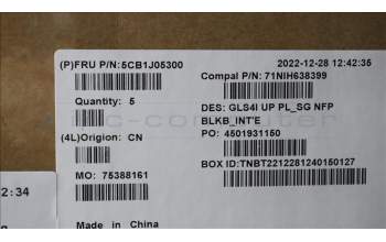 Lenovo 5CB1J05300 COVER UpperCaseASMEUROENGC82SD PLSGNFPBL