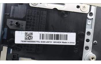 Lenovo 5CB1J08731 C-Cover with keyboard,Spanish,Abyss Blue,Non_Backlight,FingerPrint
