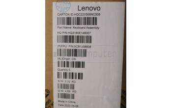 Lenovo 5CB1J08838 COVER Upper Case ASM_SWS H 82SN STGY DIS
