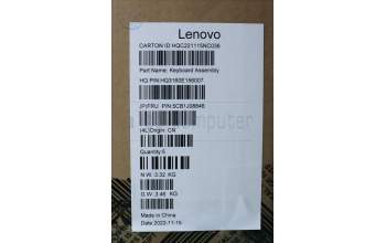 Lenovo 5CB1J08846 COVER Upper Case ASM_BEL H 82SN STGY UMA