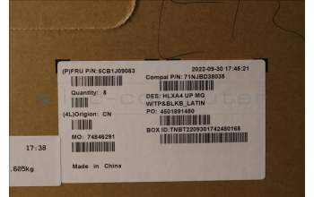 Lenovo 5CB1J09083 COVER Upper Case ASM_LA SPA C21DH MGBL