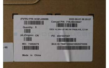 Lenovo 5CB1J09095 COVER Upper Case ASM_CZE/SLK C21DH MGBL