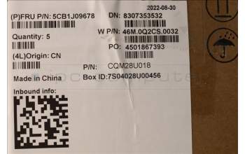 Lenovo 5CB1J09678 COVER Upper Case ASM_FRA W 21AS AG