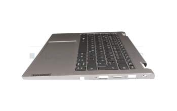 5CB1J10024 original Lenovo clavier incl. topcase DE (allemand) noir/gris avec rétro-éclairage