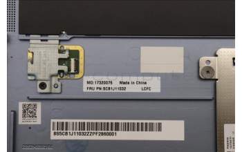 Lenovo 5CB1J11032 COVER Upper Case ASM_NORDIC L82QF FPSB