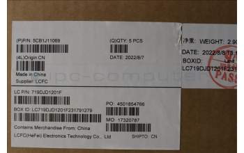 Lenovo 5CB1J11069 COVER Upper Case ASM_SWS L82QF FPSG