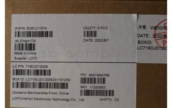 Lenovo 5CB1J11074 COVER Upper Case ASM_EURO ENG L82QF FPSG