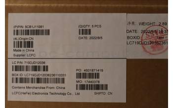 Lenovo 5CB1J11081 COVER Upper Case ASM_FRA L82QF FPSG