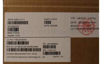 Lenovo 5CB1J11111 COVER Upper Case ASM_BEL L82QF NFPSB