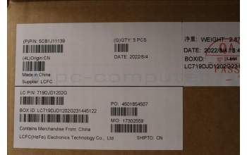 Lenovo 5CB1J11139 COVER Upper Case ASM_EURO ENG L82QFNFPSG