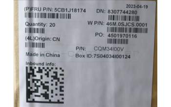 Lenovo 5CB1J18174 COVER FRUACOV,ASM,Pla,3.0T,RGB,WL,Golem2