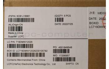 Lenovo 5CB1J18961 COVER Upper Case ASM_GRE L82V7 FPGY