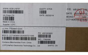 Lenovo 5CB1J19757 COVER Upper Case ASM_HBW L82V7 NFPGY