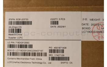 Lenovo 5CB1J23733 COVER Upper Case ASM_HBW L21EK MGR