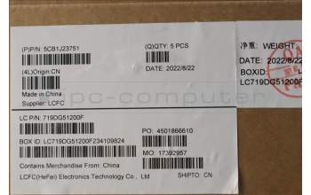 Lenovo 5CB1J23751 COVER Upper Case ASM_UKE L21EK MGR