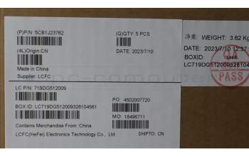 Lenovo 5CB1J23762 COVER Upper Case ASM_THAI L21EK MGR
