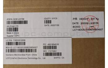 Lenovo 5CB1J23768 COVER Upper Case ASM_JPN L21EK MGR