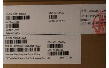 Lenovo 5CB1J23780 COVER Upper Case ASM_CZE/SLK L82TK_DT