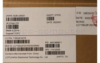 Lenovo 5CB1J30321 COVER Upper Case ASM_TC L82TK_UG