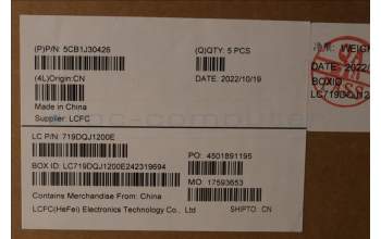 Lenovo 5CB1J30426 COVER Upper Case ASM_FRA L82UH FP BL