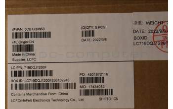 Lenovo 5CB1J30863 COVER Upper Case ASM_GRE L82UH FP BL