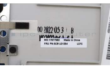 Lenovo 5CB1J31354 COVER Upper Case ASM_EURO ENG L82U9 CLGY