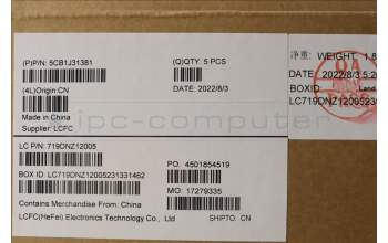 Lenovo 5CB1J31381 COVER Upper Case ASM_BEL L82U9 SG