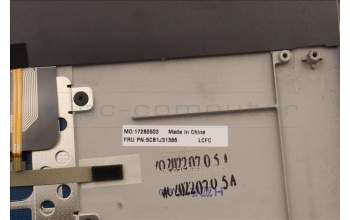 Lenovo 5CB1J31386 COVER Upper Case ASM_EURO ENG L82U9 SG