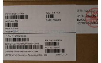 Lenovo 5CB1J31429 COVER Upper Case ASM_JPN L82TD