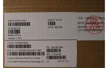 Lenovo 5CB1J31441 COVER Upper Case ASM_UKE L82TD