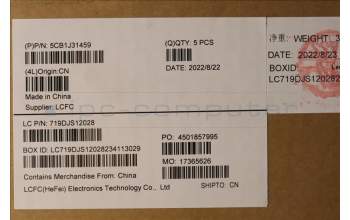 Lenovo 5CB1J31459 COVER Upper Case ASM_USA ENG L82UGOG_RGB