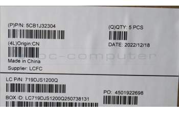 Lenovo 5CB1J32304 COVER Upper Case ASM_POR L82UG SG_WH