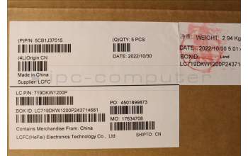Lenovo 5CB1J37015 COVER Upper Case ASM_SLV L82TL SG