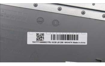 Lenovo 5CB1J51285 COVER UpperCaseASM_UKE C82VG NFP CG